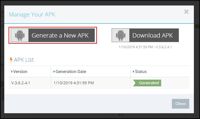 google play store how to update my app create apk mobiroller