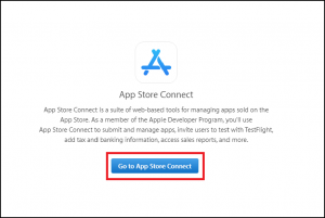 uygulama Apple App Store'a nasıl yüklenir Go to App Store Connect