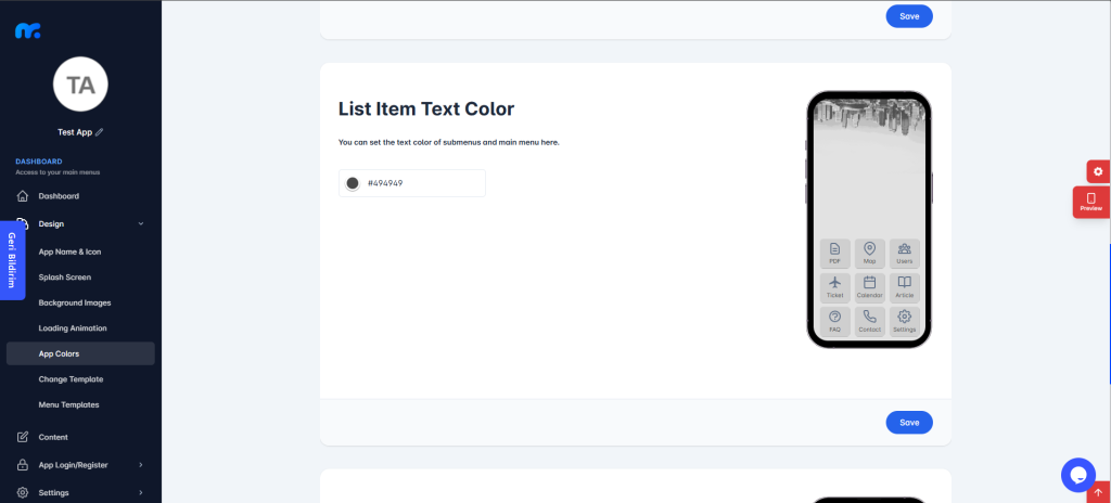 Step 3: Customize Your Designed App - Mobiroller Knowledge Base