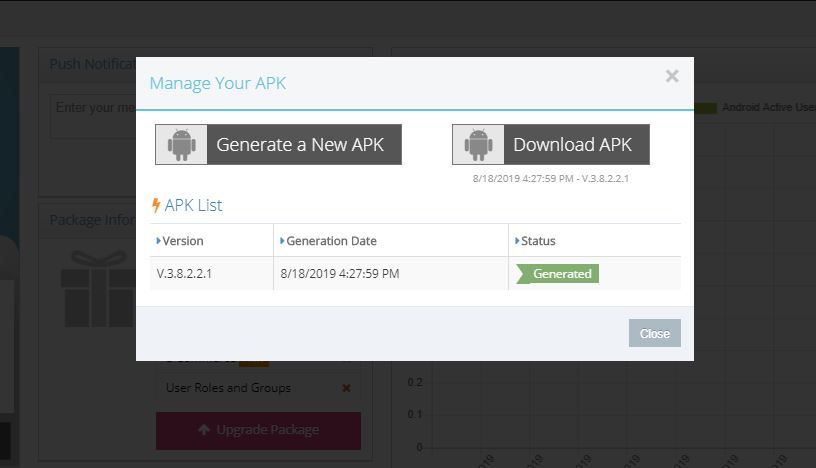 Step 5: Generate Your Android File (APK) - Mobiroller Knowledge Base