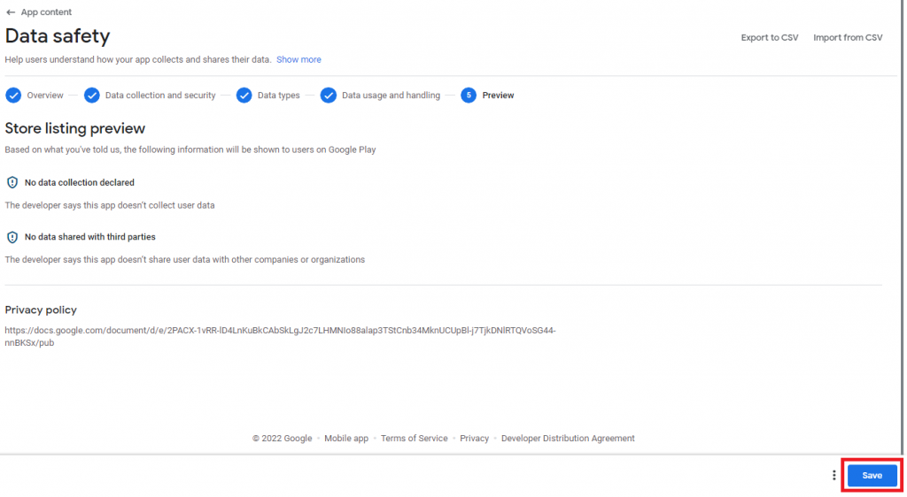 How to Fix Google Play's Data Safety Form Error? - Mobiroller Knowledge ...