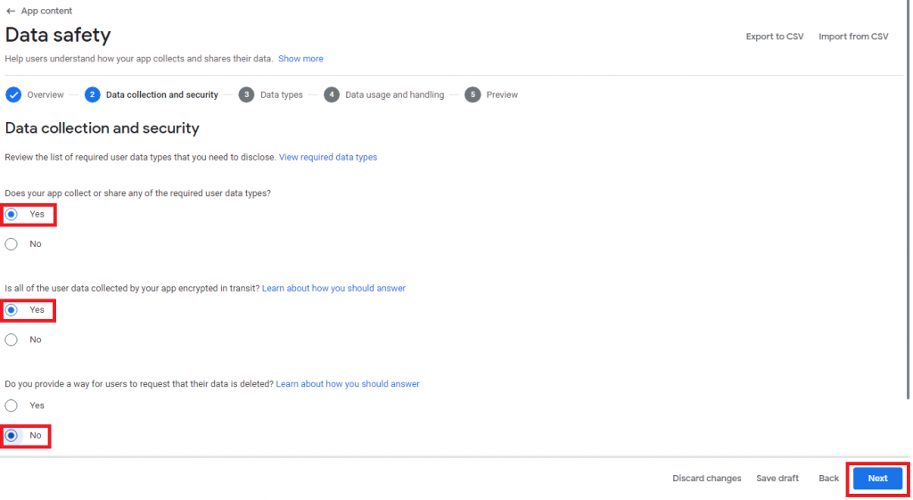 How to Fix Google Play's Data Safety Form Error? - Mobiroller Knowledge ...