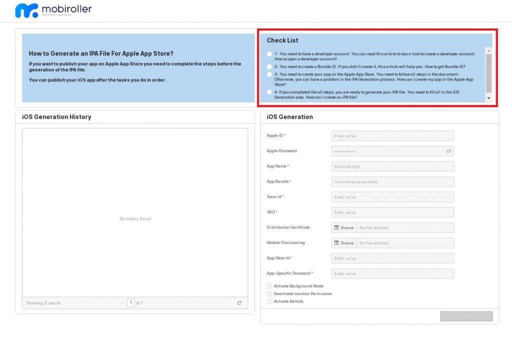 4. How To Generate An IPA File For Apple App Store? - Mobiroller ...