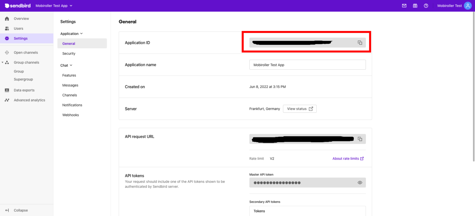 Sendbird - Mobiroller Knowledge Base