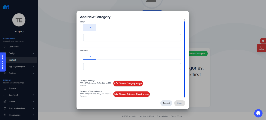 Product Catalog - Mobiroller Knowledge Base