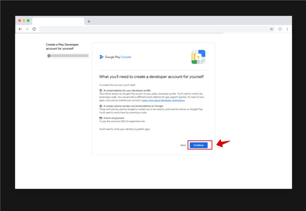 How to Create an Individual Developer Account? - Mobiroller Knowledge Base