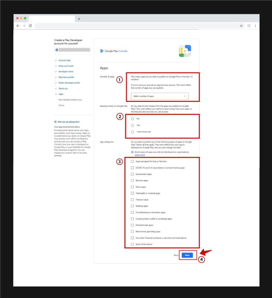 How to Create an Individual Developer Account? - Mobiroller Knowledge Base